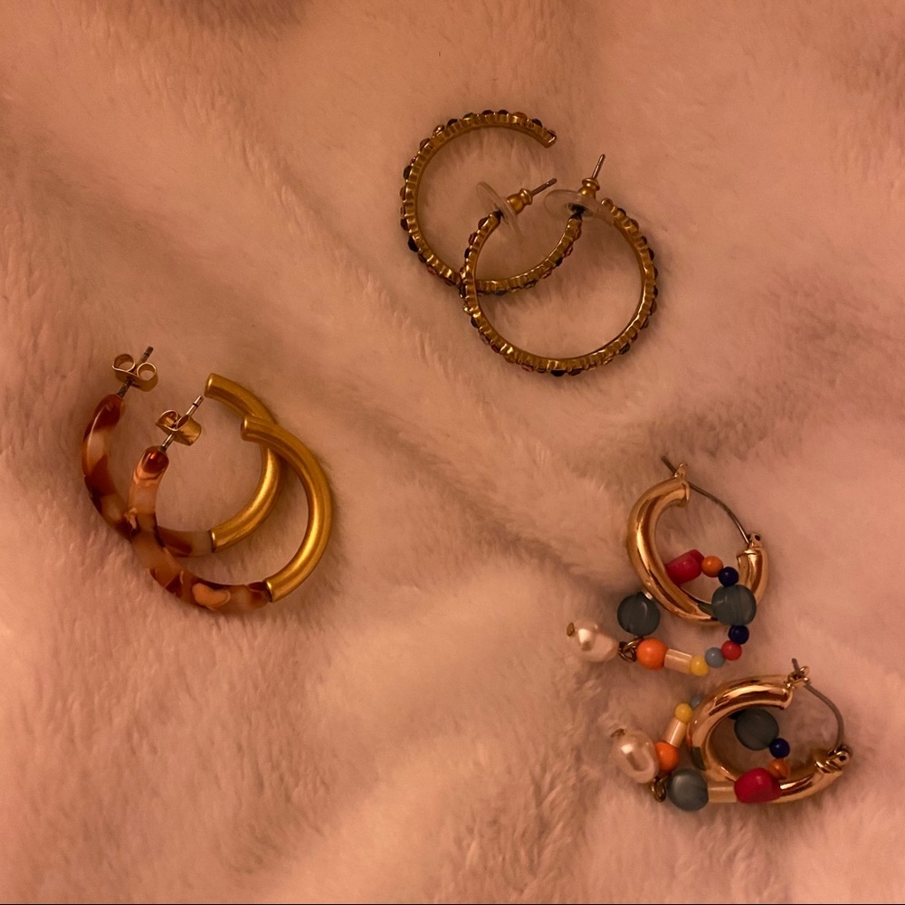 Set of 3 Fun, Colorful Hoops